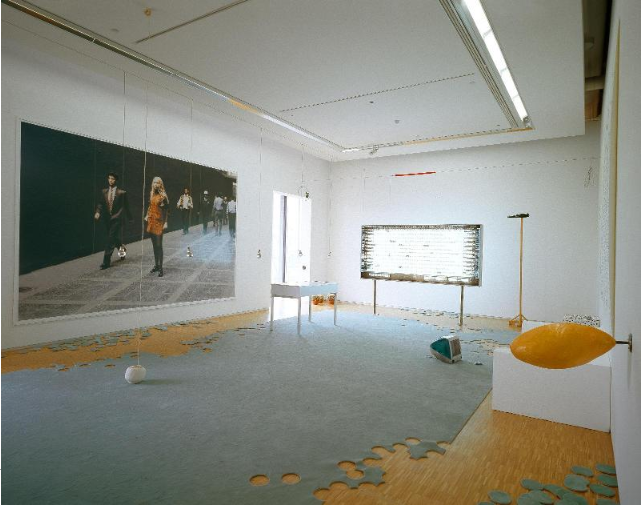 Installation view.