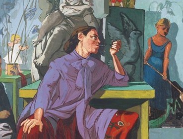 پائولا رگو در موزه‌ی تیت