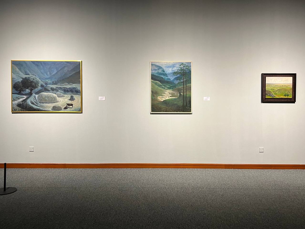 Above the Fields, Installation view.