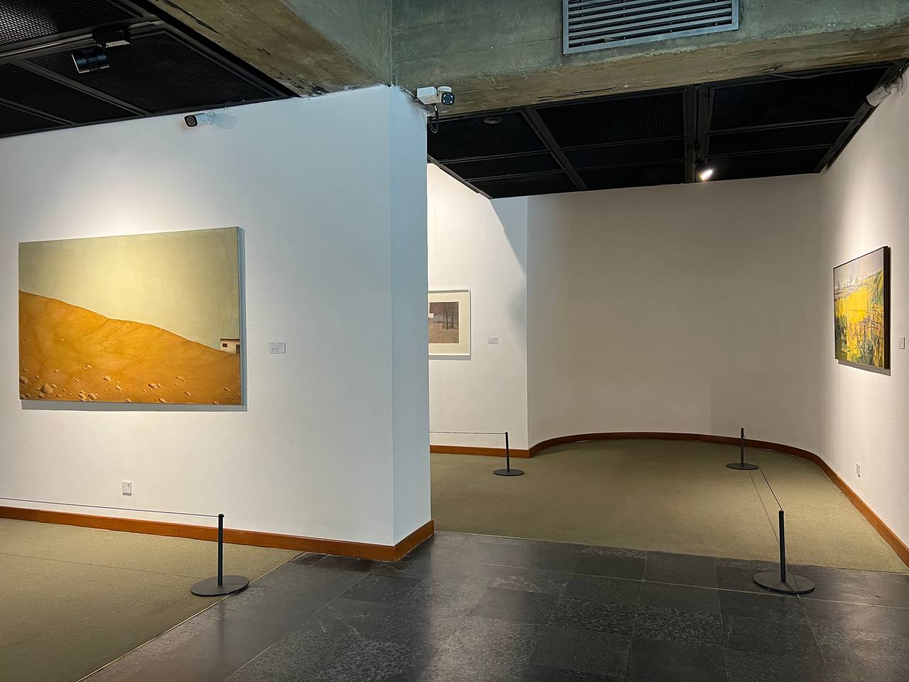 Above the Fields, Installation view.